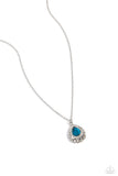 Gracefully Glamorous - Blue Necklace