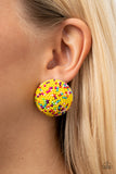 Kaleidoscope Sky - Yellow Post Earring