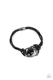 Keep Your Distance - Black Bracelet