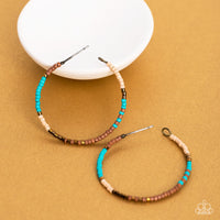 Joshua Tree Tourist - Brass Hoop Earring