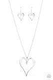 Hopelessly In Love - Silver Necklace