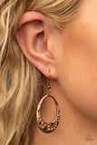 Classic Keepsake - Copper Earring