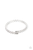 Regal Wraparound - White Bracelet