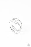 Love Goes Around - Silver Hoop Earring