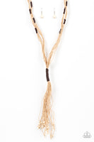 Whimsically Whipped - Brown Necklace