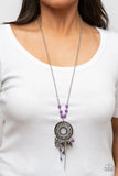 Making Memories - Purple Necklace