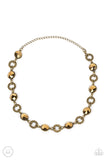 Rhinestone Rollout - Brass Choker