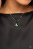 Kiss Me, Im Irish - Gold Necklace