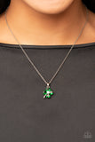 Kiss Me, Im Irish - Green Necklace