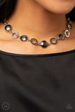 Rhinestone Rollout - Silver Choker