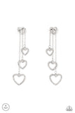 Falling In Love - White Post Earring