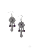 Dreamcatcher Delight - Purple Earring