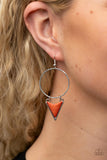 Sahara Shark - Orange Earring