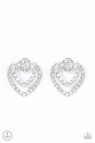 Ever Enamored - White Post Earring