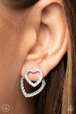 Ever Enamored - White Post Earring