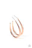 CURVE Your Appetite - Copper Hoop Earring