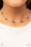 Bountifully Beaded - Black Choker