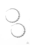 Show Off Your Curves - Silver Hoop Earring