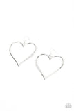 Bewitched Kiss - White Earring