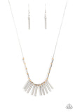 Rustic Hot Rod - Silver Necklace