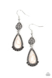 Montana Mountains - White Earring