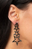 Superstar Crescendo - Black Post Earring