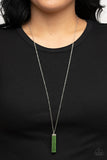 Set in GEMSTONE - Green Necklace