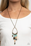 Listen to Your Soul - Brass Necklace