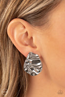 Raise the RUCHE - Silver Clip-on Earring