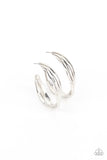 Curvy Charmer - Silver Hoop Earring