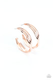 Curvy Charmer - Rose Gold Hoop Earring