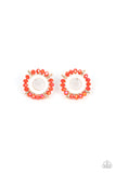 Nautical Notion - Orange Post Earring