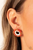 Nautical Notion - Orange Post Earring