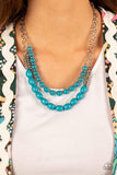 Venetian Voyage - Blue Necklace