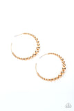 Show Off Your Curves - Gold Hoop Earring