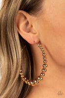 Show Off Your Curves - Gold Hoop Earring