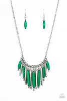 Bohemian Breeze - Green Necklace