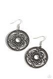 Mandala Meditation - Silver Earring