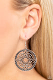 Mandala Meditation - Silver Earring