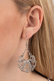 Frilly Finesse - Silver Earring