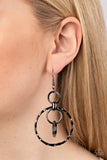 Twisted Temptation - Black Earring