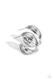 Curvy and Worthy - Silver Hoop Earring