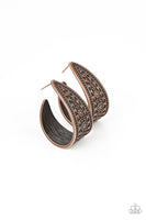 Marketplace Mixer - Copper Hoop Earring