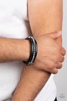 Easy on the Hardware - Black Bracelet