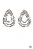 Take a POWER Stance - Black Post Earring