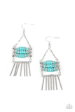 Tribal Tapestry - Blue Earring
