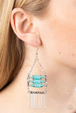 Tribal Tapestry - Blue Earring