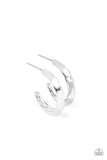 BEVEL Up - Silver Hoop Earring