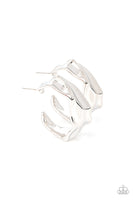 Cutting Edge Couture - Silver Hoop Earring