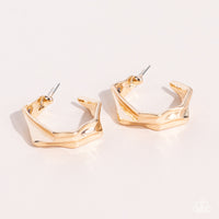 Cutting Edge Couture - Gold Hoop Earring